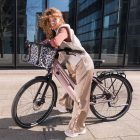 Klickfix Bikebasket Dots kerékpáros kosár kormányra