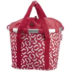 Klickfix Bikebasket Signature Red kerékpáros kosár kormányra