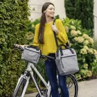 Klickfix Roomy Mixed Dots Blue kerékpáros kormánytáska