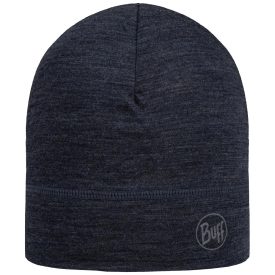   Buff Lightweight Merino Beanie gyapjú sapka Solid Night Blue