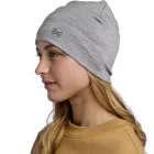 Buff Lightweight Merino Wool Hat gyapjú sapka Solid light grey