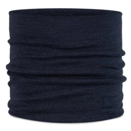 Buff Heavyweight Merino Neckwarmer csőkendő Solid Night Blue