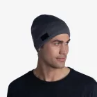 Buff Knitted & Polar Band Hat kötött sapka Solid Grey