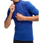 Hoka Skybreeze Short Sleeve Zip férfi futófelső