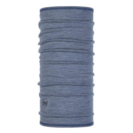 Buff Lightweight Merino Wool csőkendő Light Denim Multi Stripes