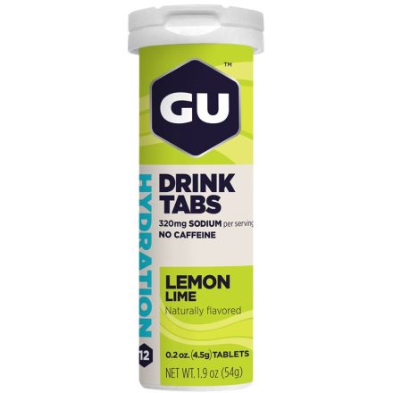 Gu Hydration Drink Tabs Lemon Lime pezsgőtabletta