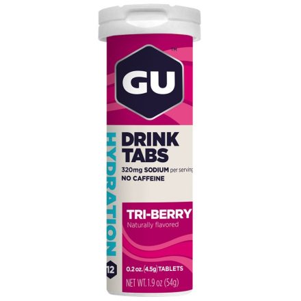 Gu Hydration Drink Tabs Tri-Berry pezsgőtabletta