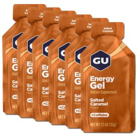 Gu Energy Gel Salted Caramel energiazselé csomag 6 x 32 g