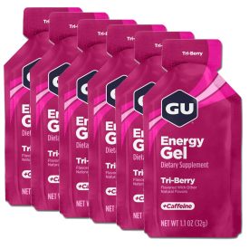 Gu Energy Gel Tri Berry energiazselé csomag 6 x 32 g