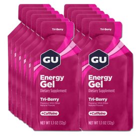 Gu Energy Gel Tri Berry energiazselé csomag 12 x 32 g