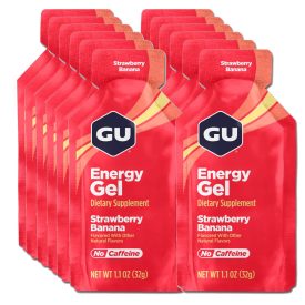   Gu Energy Gel Strawberry Banana energiazselé csomag 12 x 32 g