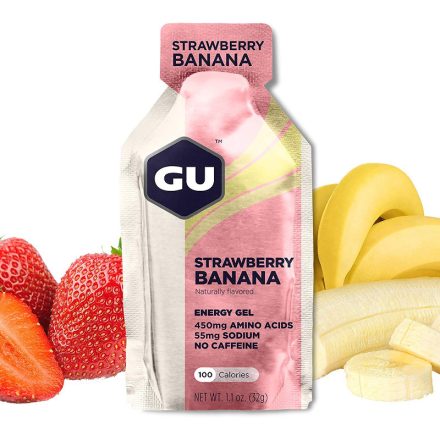 Gu Energy Gel Strawberry Banana energiazselé 32 g