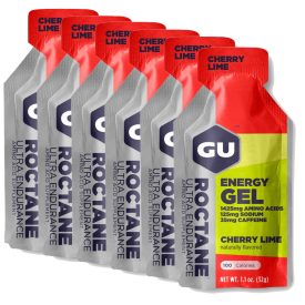   Gu Roctane Energy Gel Cherry Lime energiazselé csomag 6 x 32 g