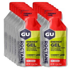   Gu Roctane Energy Gel Cherry Lime energiazselé csomag 12 x 32 g