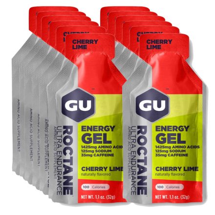 Gu Roctane Energy Gel Cherry Lime energiazselé csomag 12 x 32 g