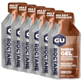   Gu Roctane Energy Gel Sea Salt Chocolate gluténmentes energiazselé csomag 6 x 32 g