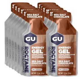   Gu Roctane Energy Gel Sea Salt Chocolate gluténmentes energiazselé csomag 12 x 32 g