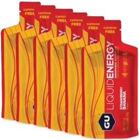   Gu Liquid Energy Gel Strawberry Banana gluténmentes energiazselé csomag 6 x 60 g