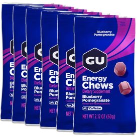   Gu Energy Chews Blueberry Pomegranate energia gumicukor 6 x 60 g