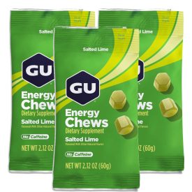 Gu Energy Chews Salted Lime energia gumicukor 3 x 60 g