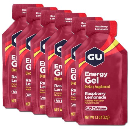Gu Energy Gel Raspberry Lemonade energiazselé csomag 6 x 32 g