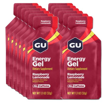 Gu Energy Gel Raspberry Lemonade energiazselé csomag 12 x 32 g
