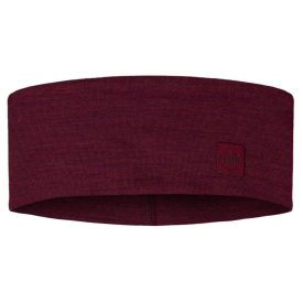 Buff Merino Wide Headband Solid Tibetian Red
