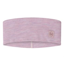 Buff Merino Wide Headband Solid Lilac Sand