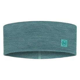Buff Merino Wide Headband Solid Pool