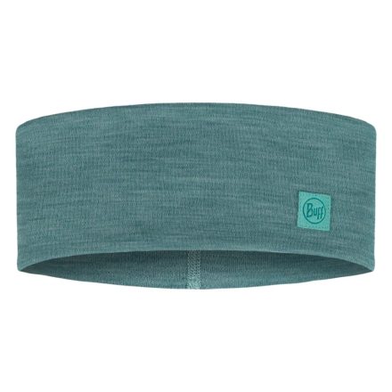 Buff Merino Wide Headband Solid Pool
