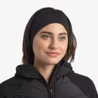 Buff Merino Wide Headband Solid Black
