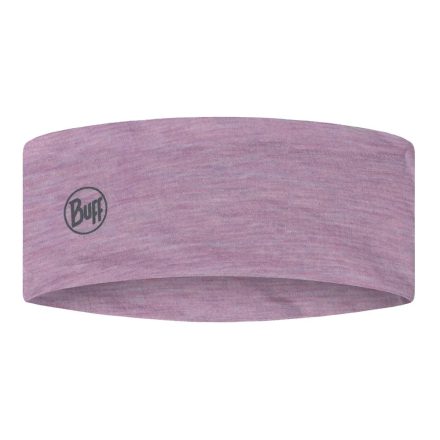 Buff Merino Lightweight Headband fejpánt Solid Pansy