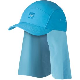 Buff Kids Desert Cap árnyékolós sapka Solid Azure