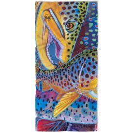 Buff Coolnet UV+ csőkendő Angler Collectoin Trout Confetti