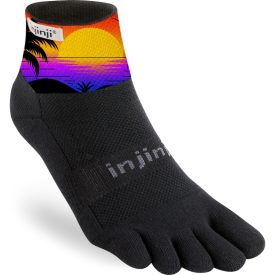   Injinji Women's Spectrum Trail Midweight Mini-Crew női terepfutó zokni