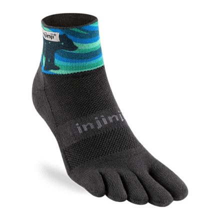 Injinji Trail Midweight Mini-Crew Artist Designed terepfutó zokni