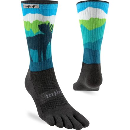 Injinji Trail Midweight Crew Artist Designed futózokni