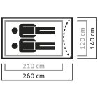 Salewa Litetrek II Tent kétszemélyes sátor