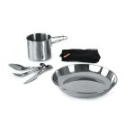GSI Glacier Stainless 1 Person Set egy személyes étkészlet