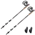 Leki Traveller Alu 3 szekciós teleszkópos nordic walking bot 90-130 cm