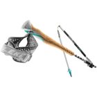 Leki MCT 12 Vario Carbon Women 4 szekciós összehajtható teleszkópos Cross Trail túrabot, futóbot 