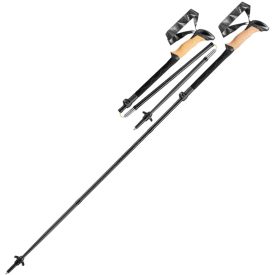   Leki Black Series FX Carbon 4 szekciós összehajtható teleszkópos túrabot