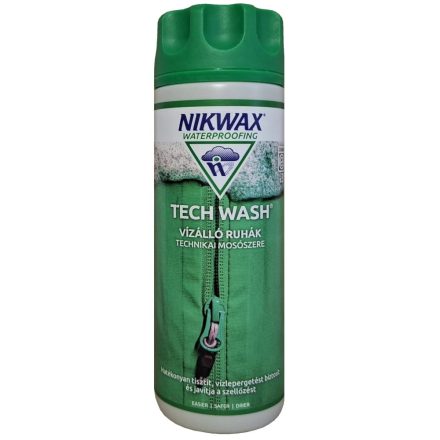 Nikwax Tech Wash® mosószer technikai és membrános sportruházathoz 300 ml