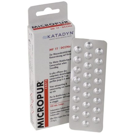 Katadyn Micropur Forte MF 1T DCCNa vízfertőtlenítő tabletta