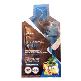   EthicSport Performance Sete laktóz- és gluténmentes elektorlit-szénhidrát hipotóniás italpor 22 g tropical
