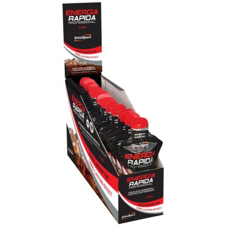 EthicSport Energia Rapida Professional cola ízű laktóz- és gluténmentes energiazselé csomag 15 x 50 ml