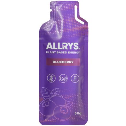 Allrys Vital Power áfonyás-ribizlis gluténmentes energiazselé 50 g