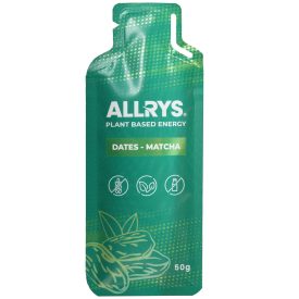   Allrys Endless Motion datolyás-matchás gluténmentes energiazselé 50 g