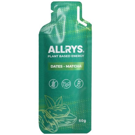 Allrys Endless Motion datolyás-matchás gluténmentes energiazselé 50 g