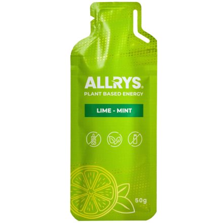 Allrys Cool Breeze lime-mentás gluténmentes energiazselé 50 g
